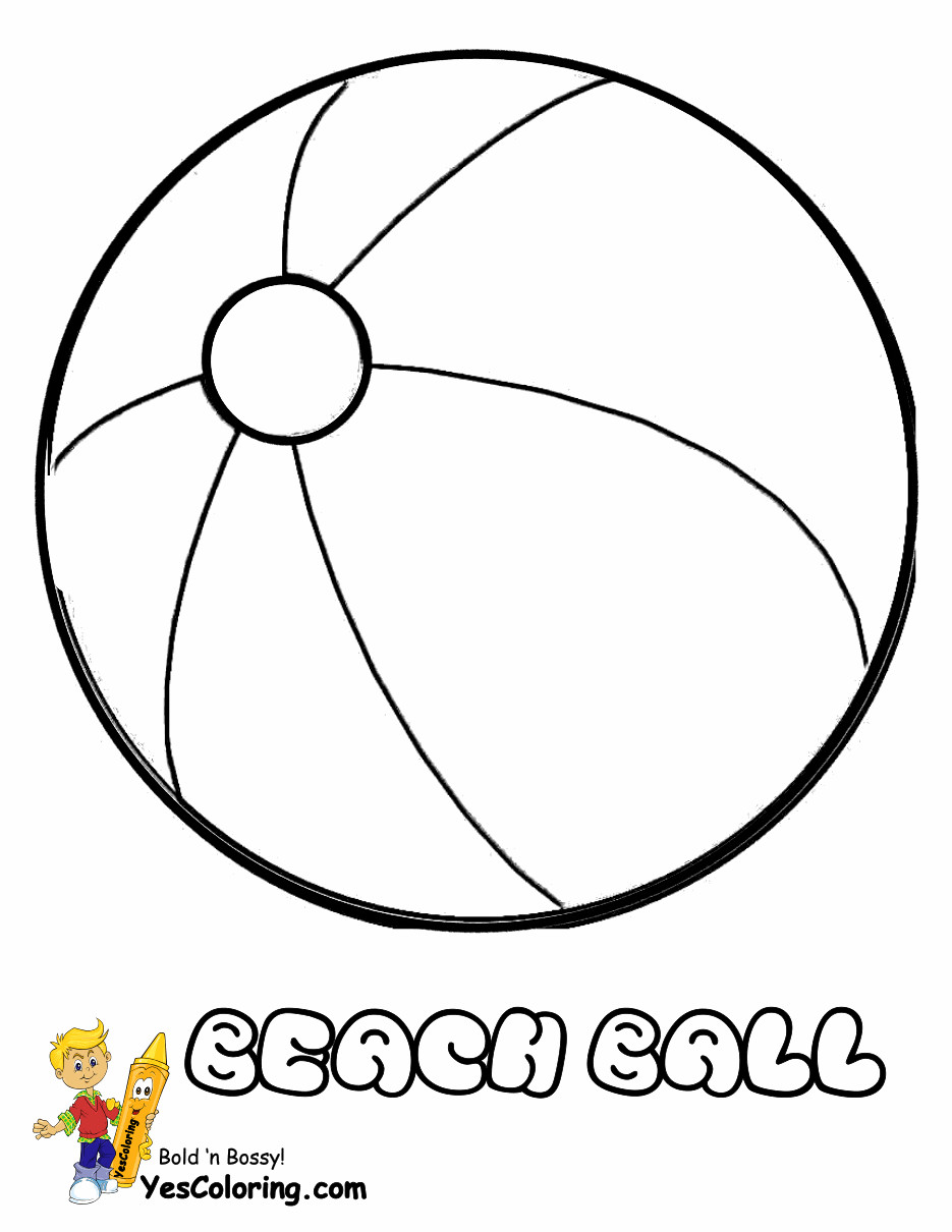 Beach Ball Coloring Pages For Kids Printable
 Swanky Coloring Page Cruise Ships Free