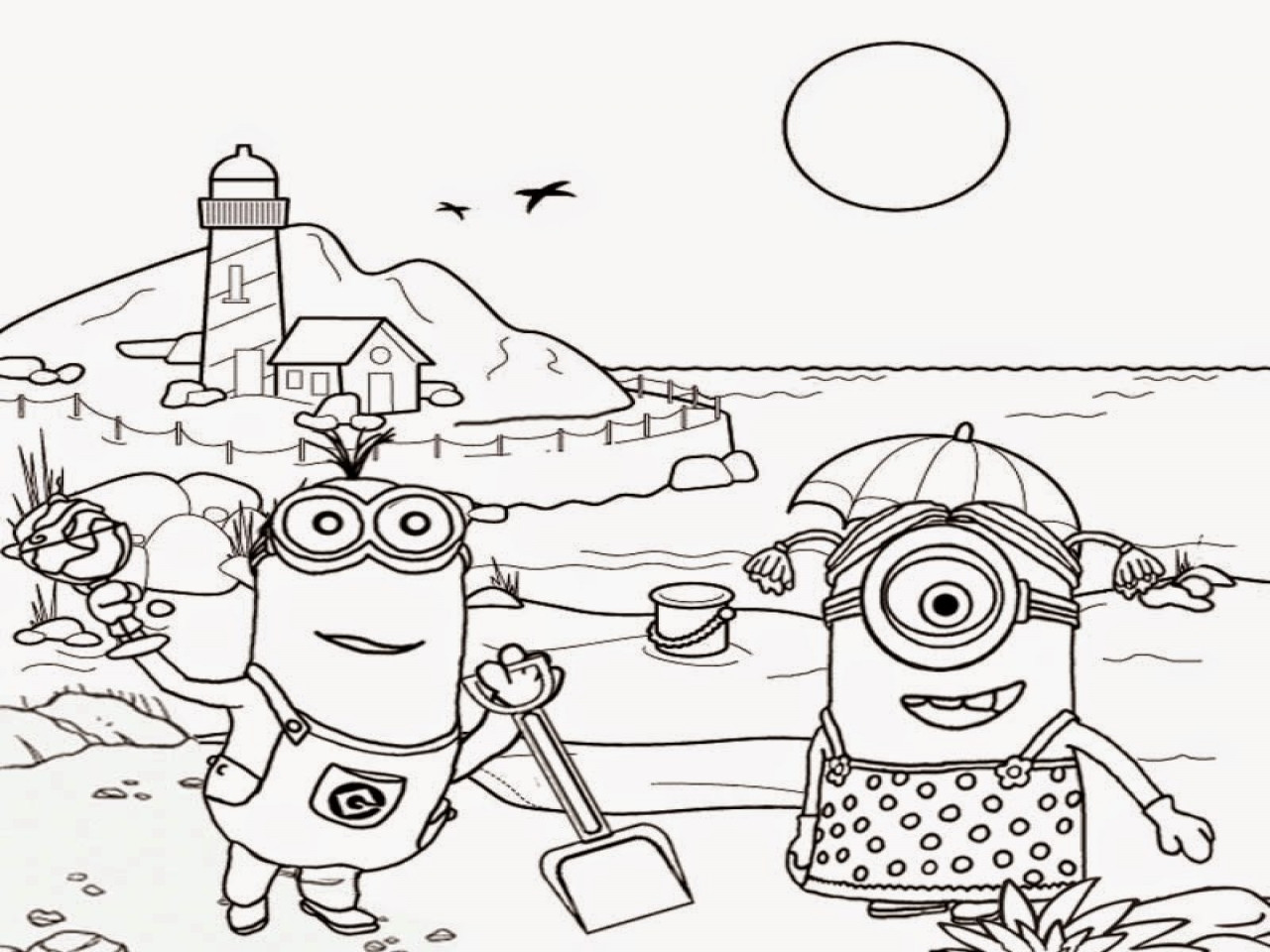 Beach Coloring Pages For Teens
 Teen Beach Movie Coloring Pages Minion grig3