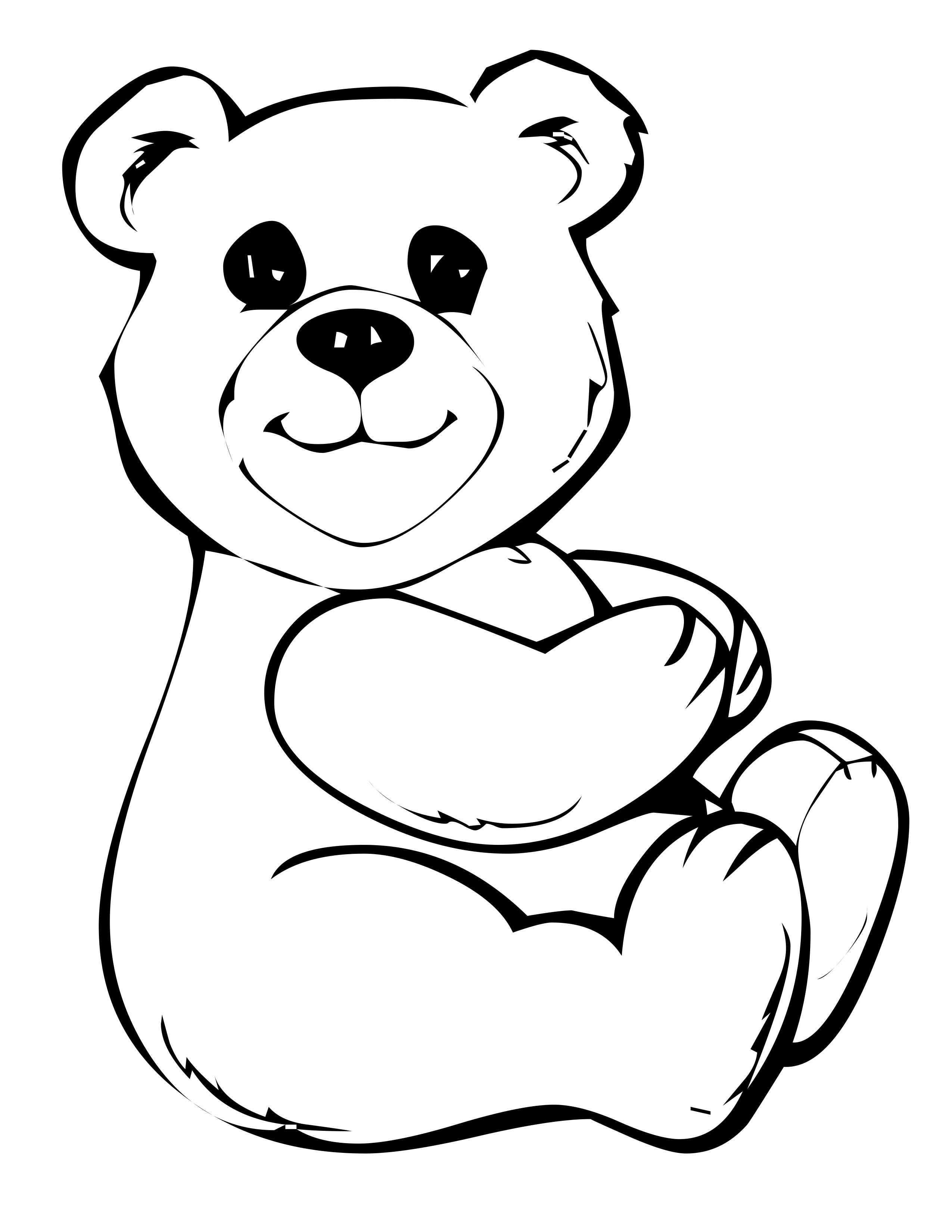 Bear Coloring Pages
 Free Printable Teddy Bear Coloring Pages For Kids
