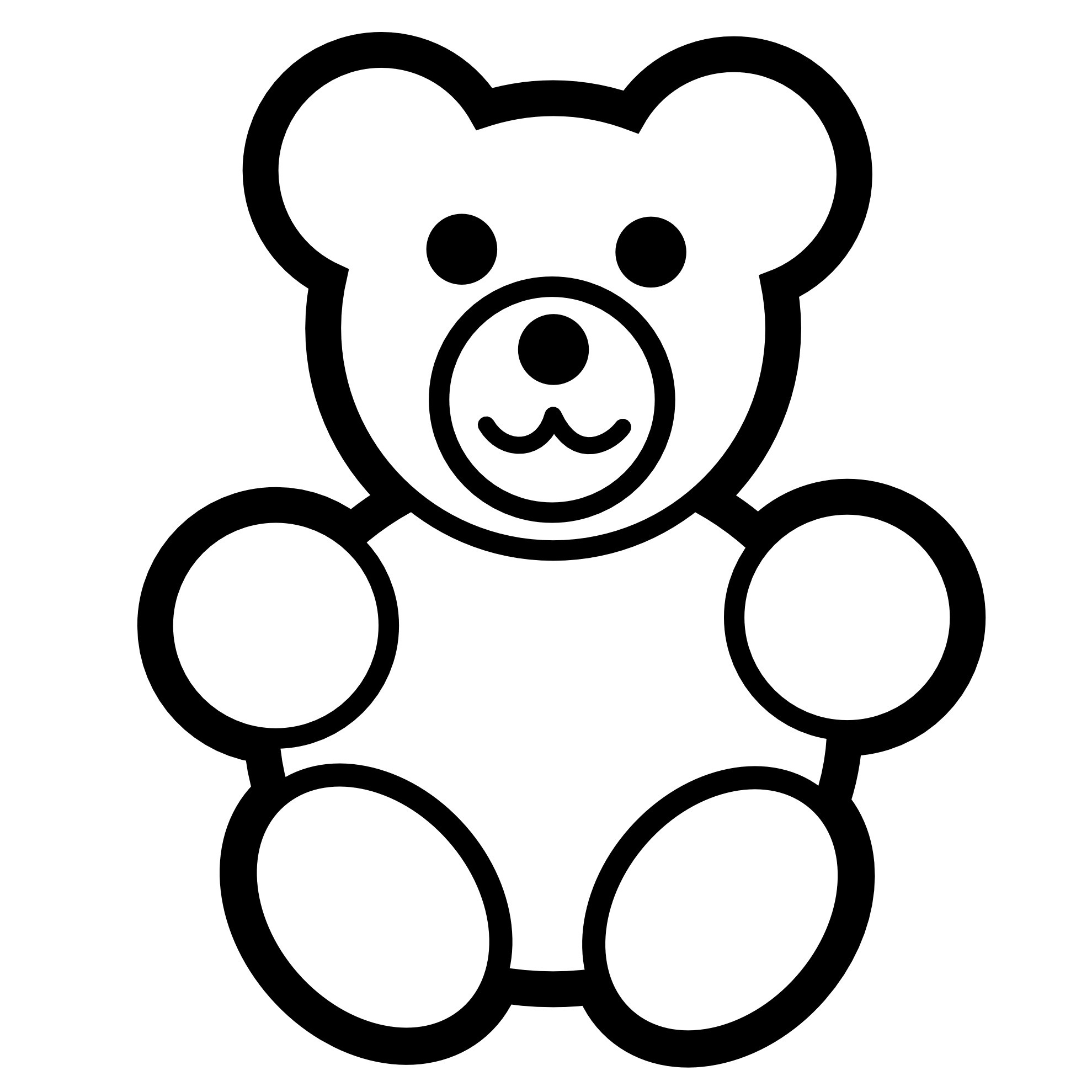 Bear Coloring Pages
 Free Printable Teddy Bear Coloring Pages For Kids