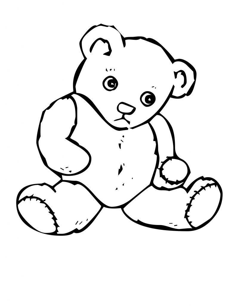 Bear Coloring Pages
 Free Printable Teddy Bear Coloring Pages For Kids