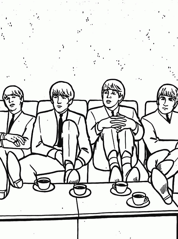 Beatles Coloring Book
 The Beatles Logo Coloring Pages Coloring Pages