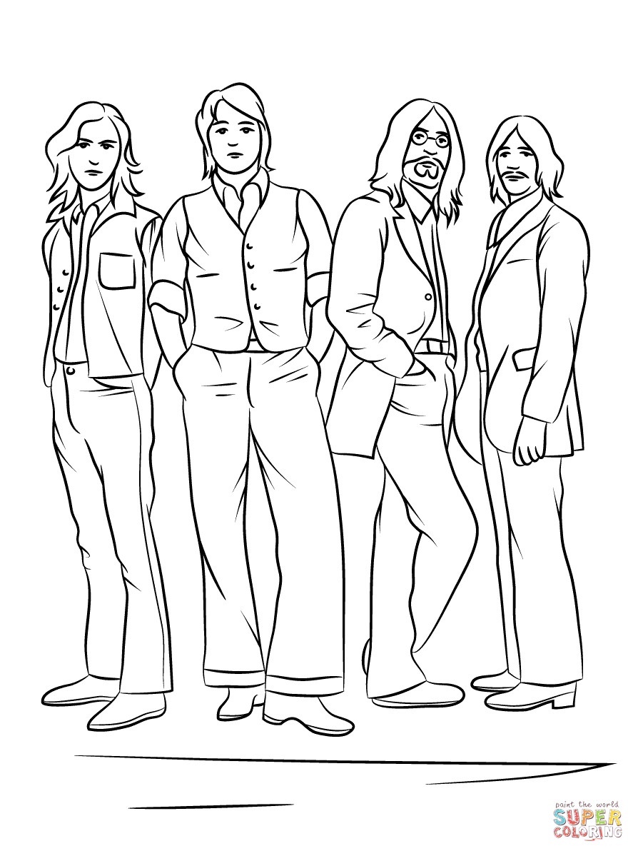 Beatles Coloring Book
 The Beatles coloring page