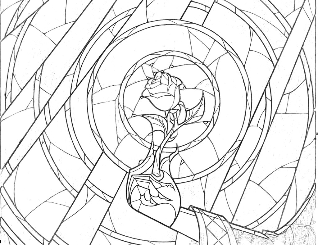 Beauty And The Beast Coloring Pages For Adults
 BEAUTY AND THE BEAST Adult Coloring Pages This Fairy