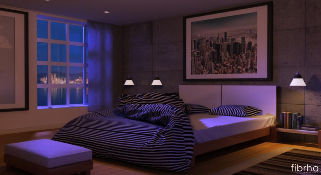 Best ideas about Bedroom At Night
. Save or Pin Bedroom Night by Fibrha Studio 3D Artist Now.