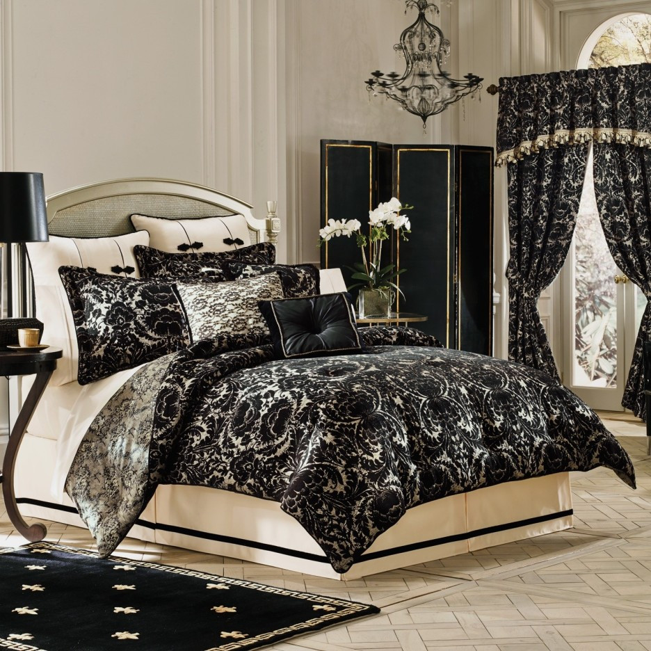 Best ideas about Bedroom Comforter Sets
. Save or Pin Dark Brown Curtains Plus White Bed Having Brown Cream Now.