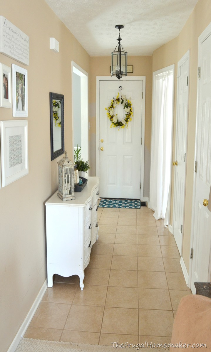 Best ideas about Beige Paint Colors
. Save or Pin Entryway before and after beige to GREIGE with Behr paint Now.