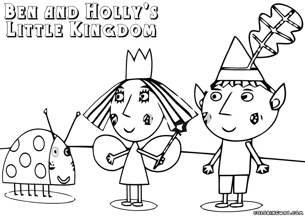 Ben And Holly Coloring Pages
 Ben and Holly coloring pages