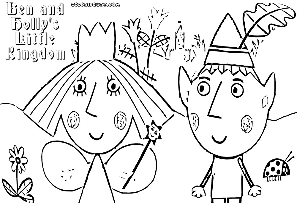 Ben And Holly Coloring Pages
 Ben And Holly Drawing at GetDrawings