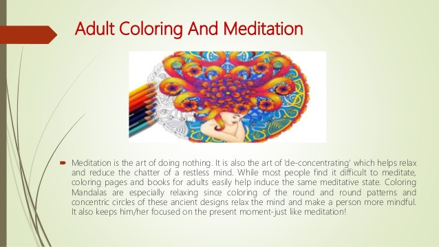 Benefits Of Adult Coloring Books
 Adult Coloring Book Health Benefits Redefined for Google