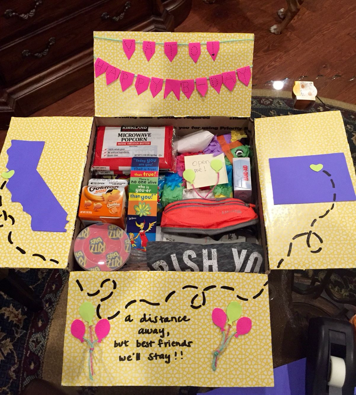 Best Friend Birthday Gift Ideas
 Birthday care package for a best friend Gigi Gonzalez