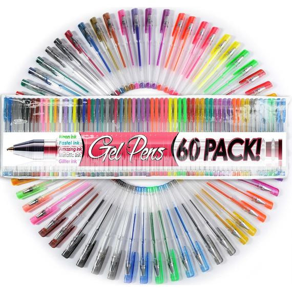 Best Gel Pens For Adult Coloring Books
 60 Coloring Gel Pens Adult Coloring Books Drawing Bible