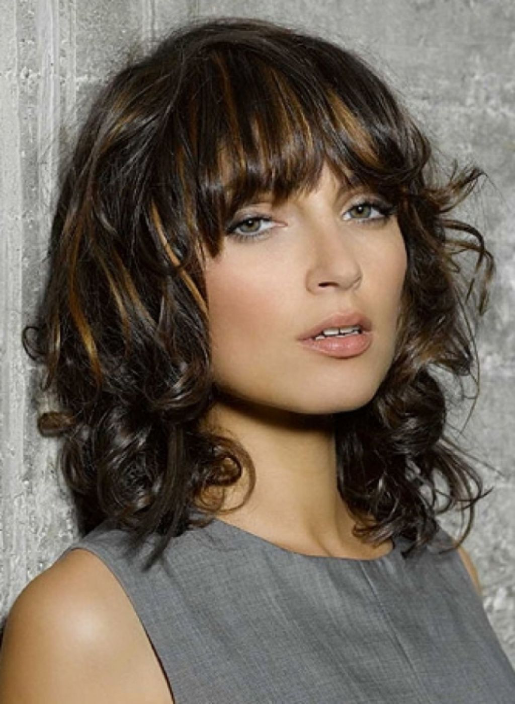 Best Haircuts For Thick Curly Hair
 medium length hairstyles for thick wavy hair with bangs