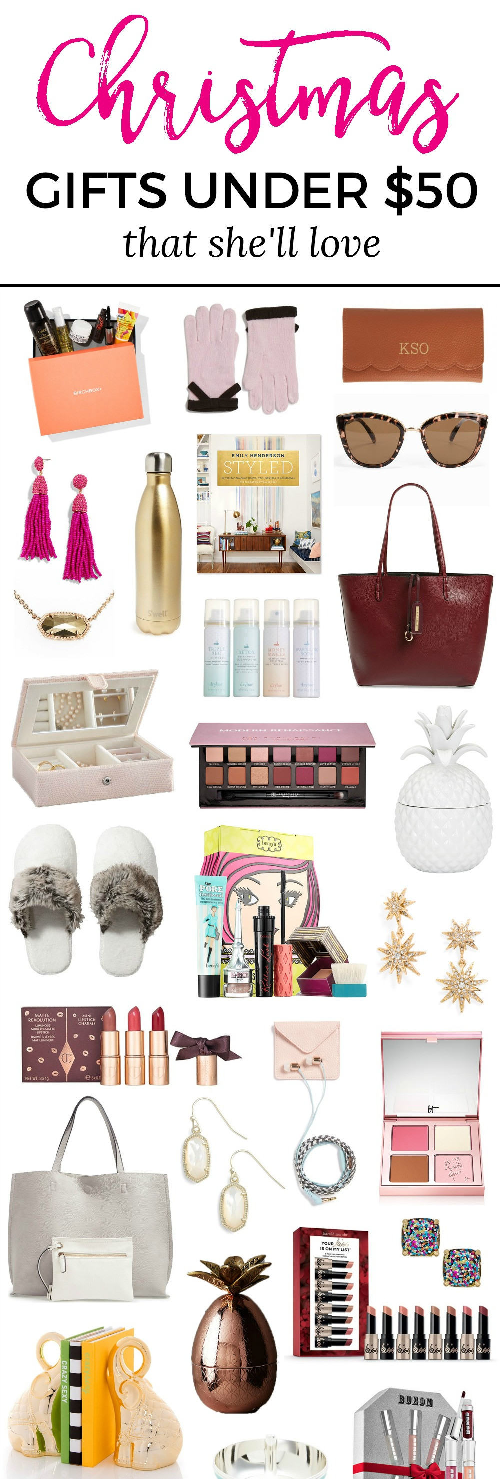 Best ideas about Best Holiday Gift Ideas
. Save or Pin The Best Christmas Gift Ideas for Women under $50 Now.