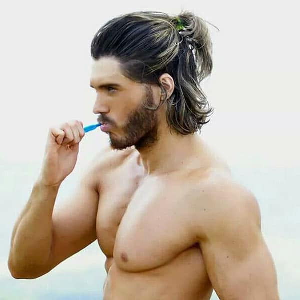 Best Long Hairstyles For Men
 The New Man Bun The Half Ponytail for Men