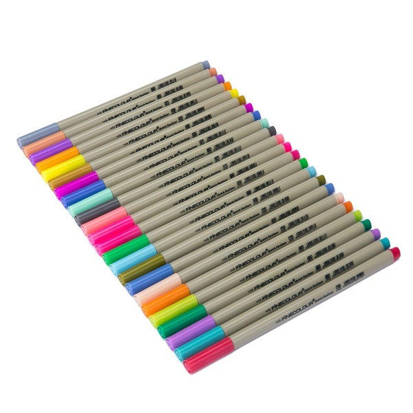 Best Markers For Adult Coloring Books
 Meeden Fineliner Color Pen Set Colorful Ultra Fine 0 3mm