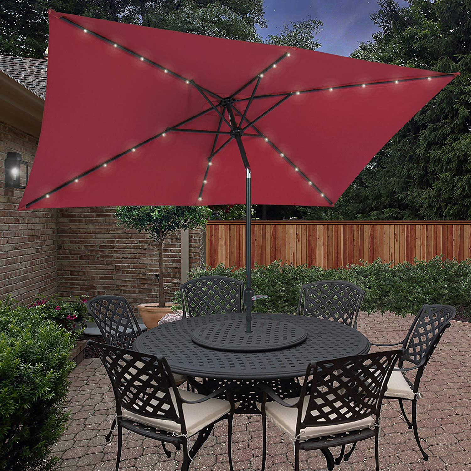 Best ideas about Best Patio Umbrella
. Save or Pin Best Rectangular Patio Umbrella with Solar Lights Now.