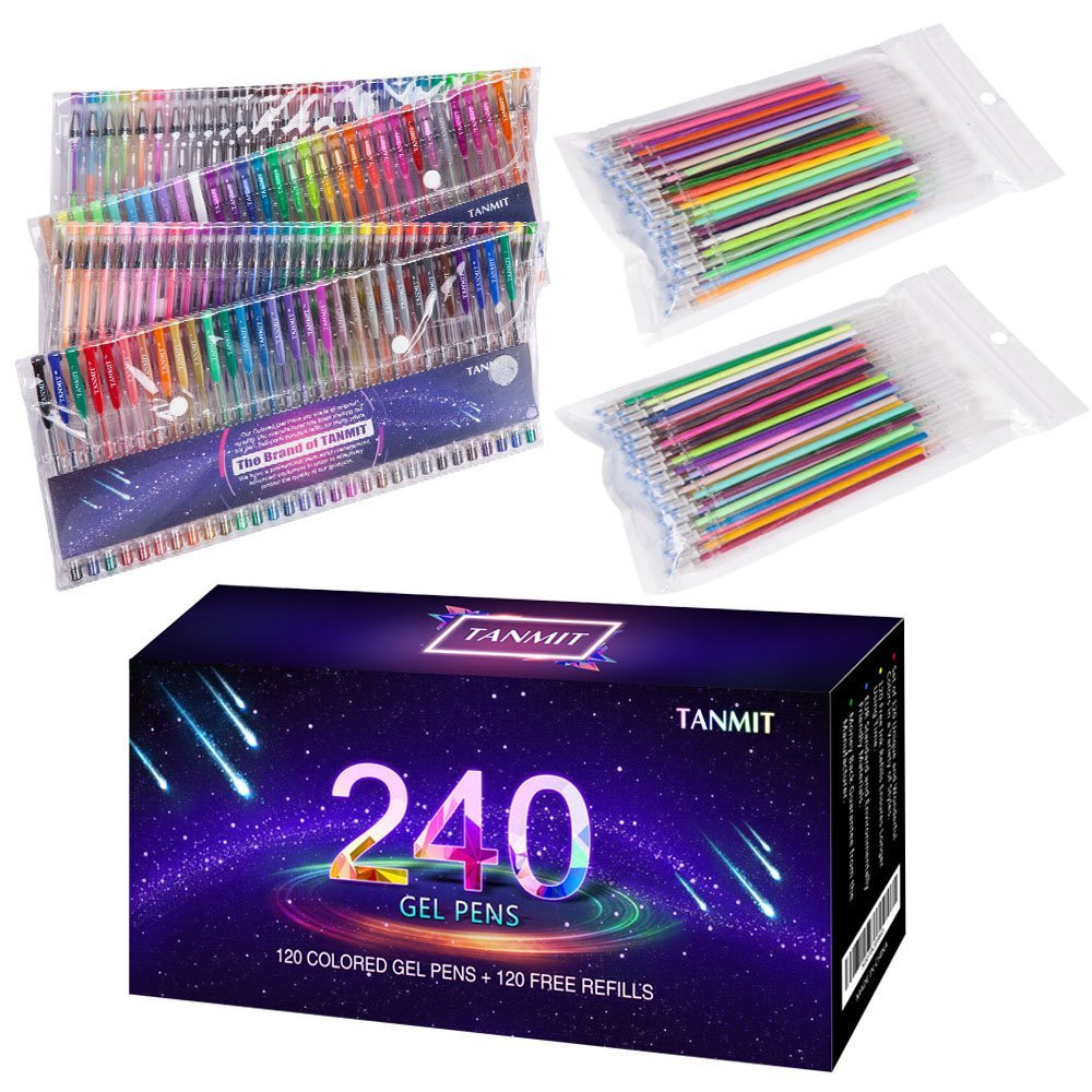 Best ideas about Best Pencils For Adult Coloring Books
. Save or Pin Tanmit 240 Color Gel Pens Set for Adult Coloring Books Now.