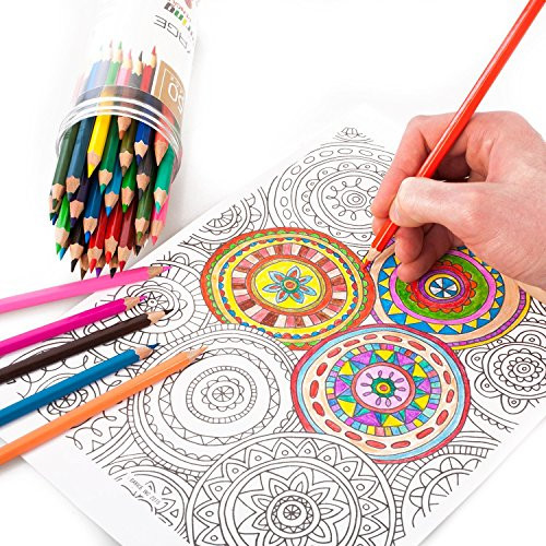 Best ideas about Best Pencils For Adult Coloring Books
. Save or Pin Voyage Designs Colored Pencils 50 Count Pre Sharpened Now.