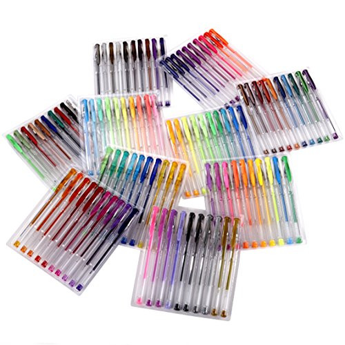 Best Pens For Adult Coloring Books
 Best Gel Pens for Adult Coloring Books Dark Edition Set