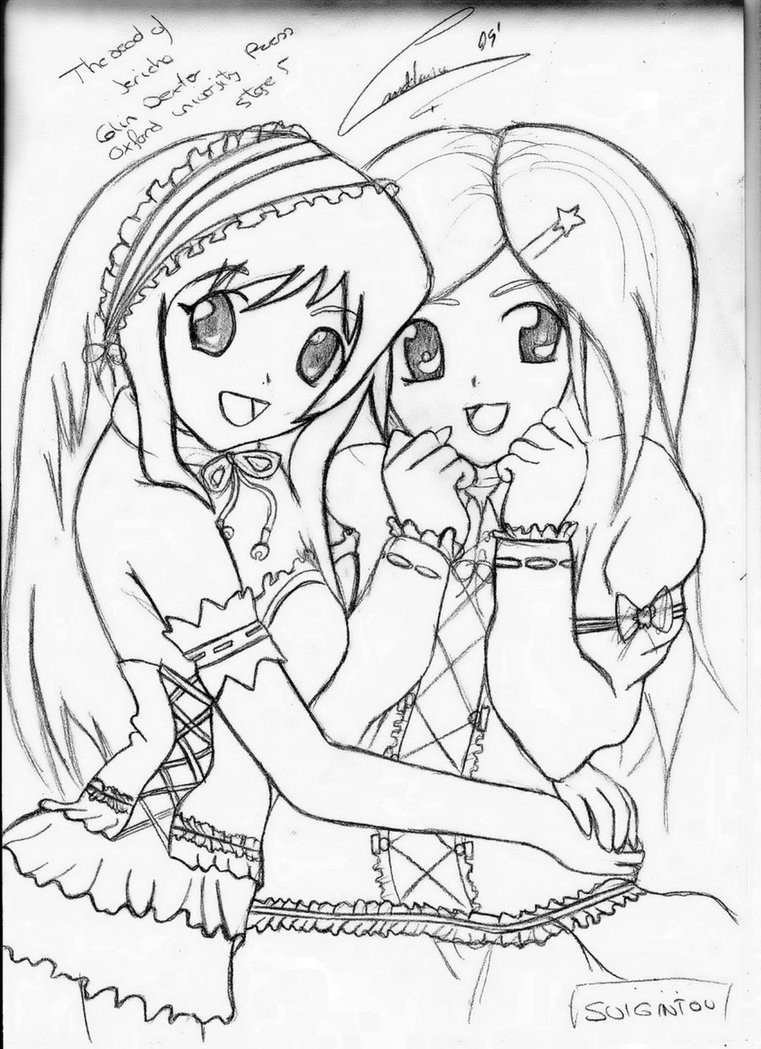 Bff Coloring Pages For Girls
 Best Friends Forever Coloring Pages