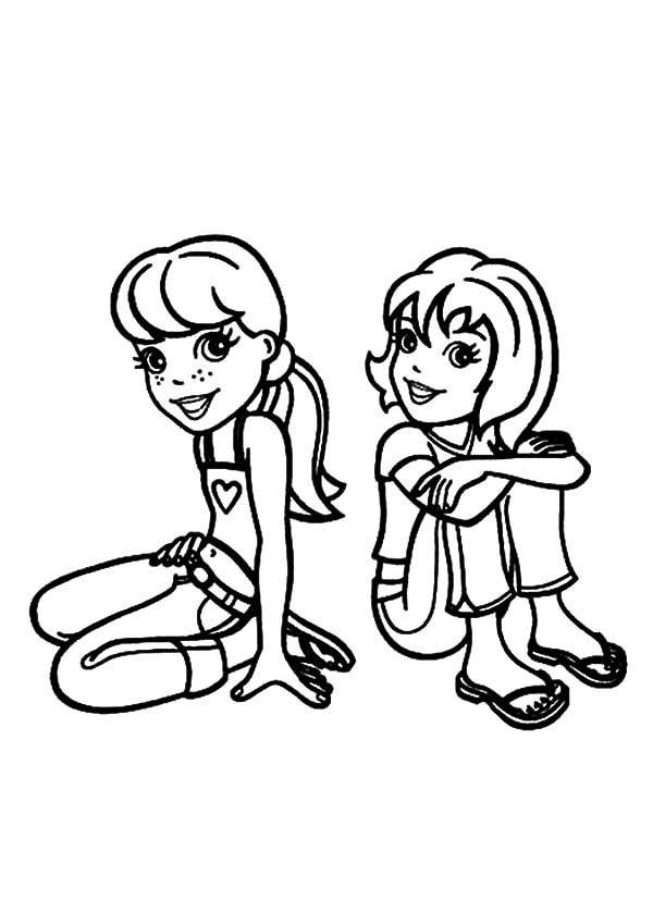 Bff Coloring Pages For Girls
 Best Friend Coloring Pages for Teenage Girls Download