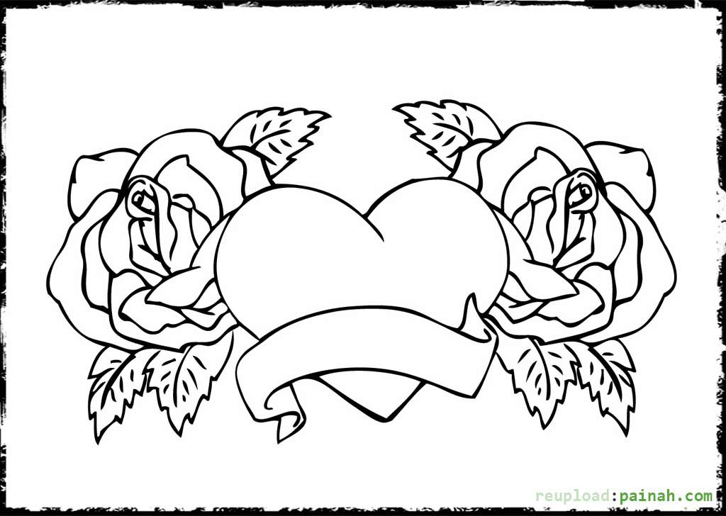 Bff Coloring Pages For Teens
 Free Coloring Pages of Cool Hearts for Teens