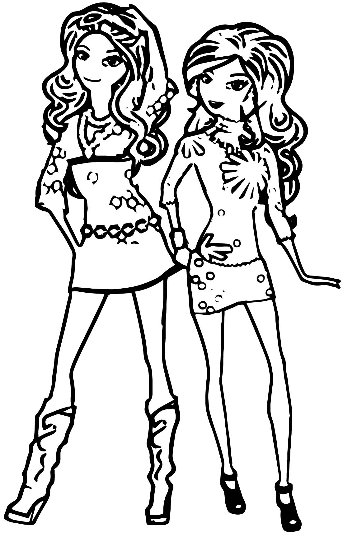Bff Coloring Pages For Teens
 Best Friend Coloring Pages coloringsuite