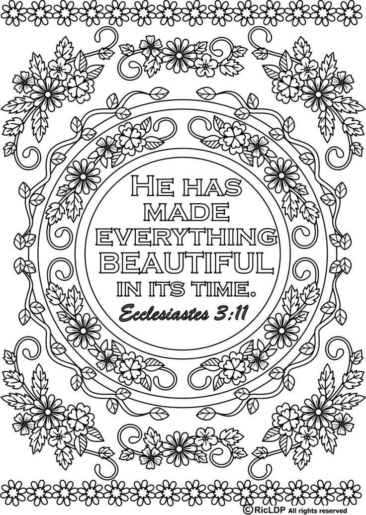 Best ideas about Bible Verse Adult Coloring Book
. Save or Pin 43 best bible coloring pages images on Pinterest Now.
