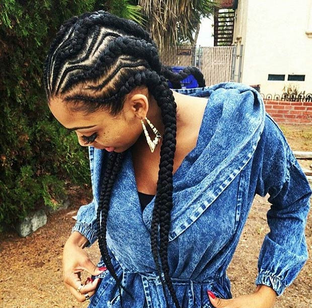 Best ideas about Big Braid Little Braid Hairstyles
. Save or Pin Big Corn Rolls Styles Now.