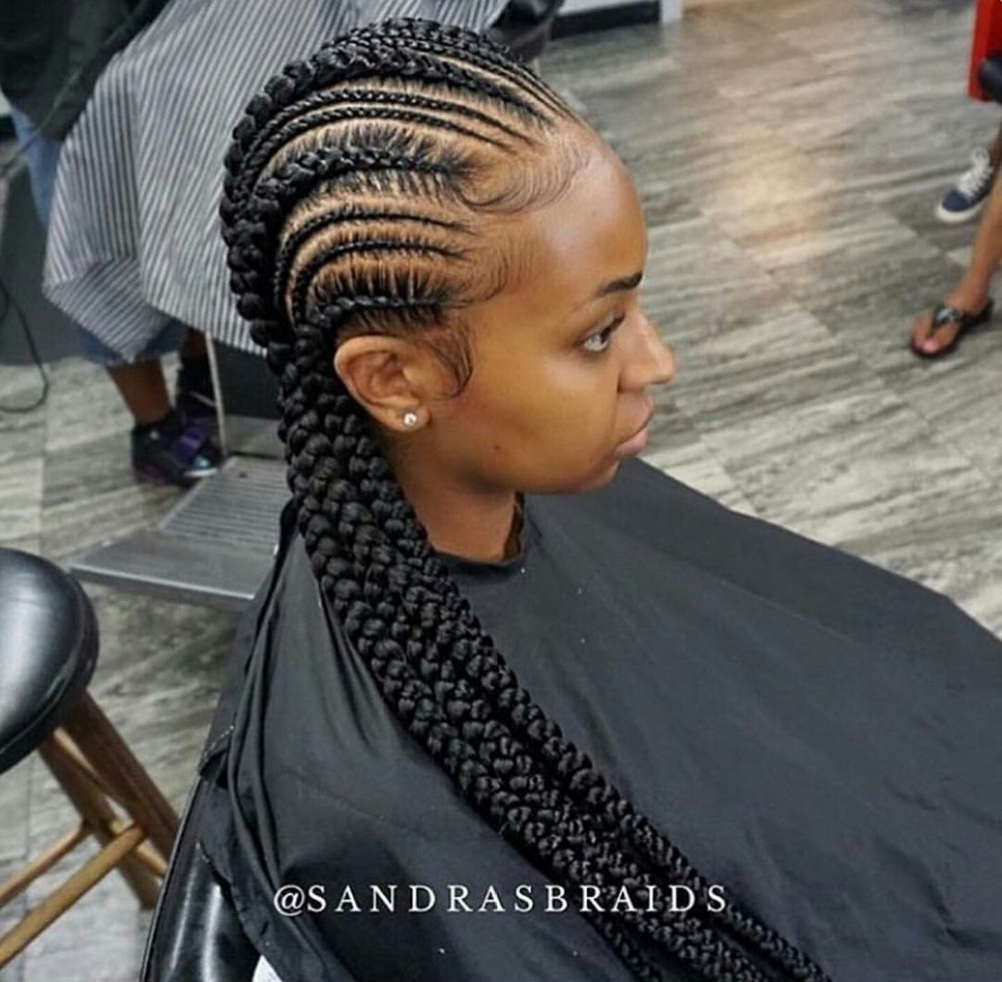 Best ideas about Big Braid Little Braid Hairstyles
. Save or Pin Small and Big Cornrows Now.