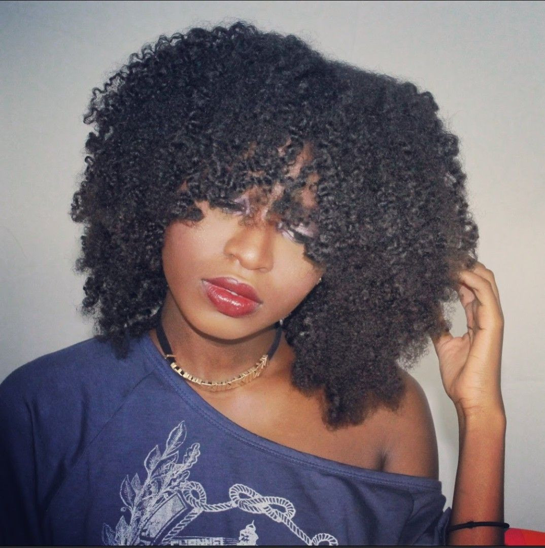 Big Natural Hairstyles
 How To Big Hair With Faux Bangs [Video