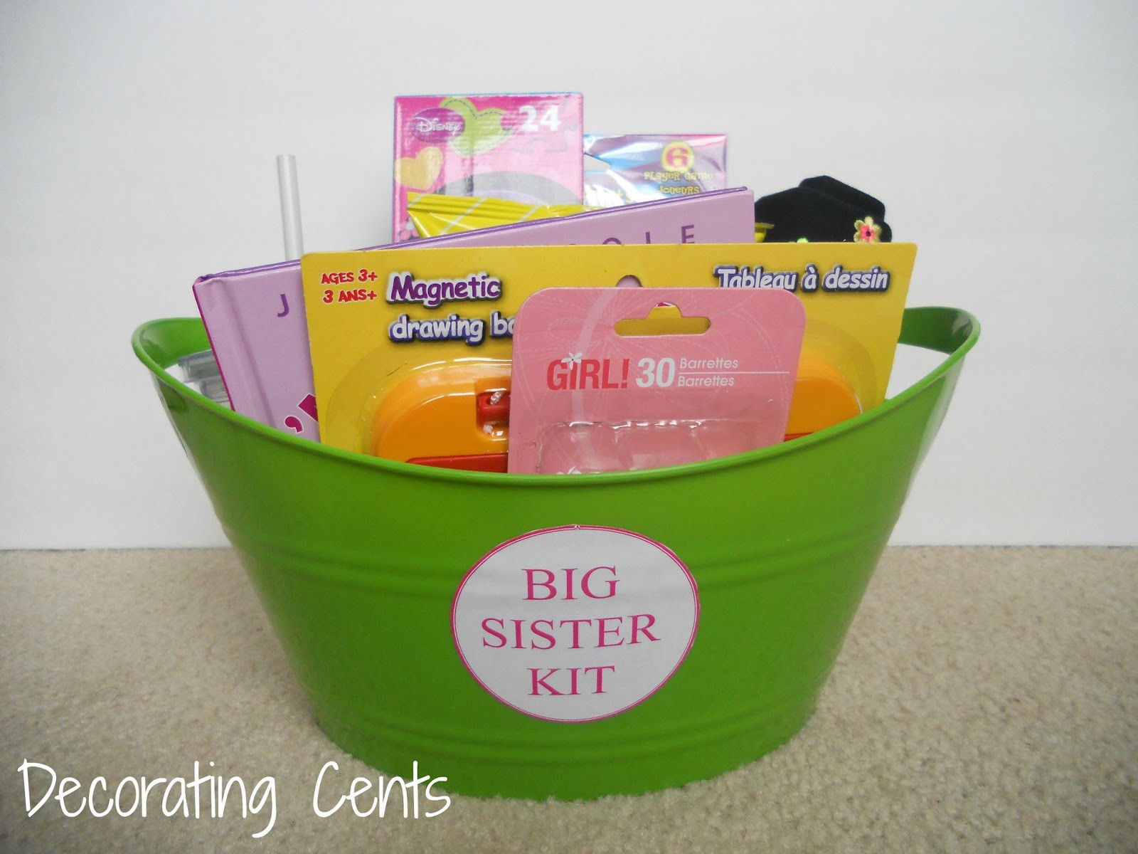 Big Sister Gift Ideas From New Baby
 Decorating Cents Big Sister Kit