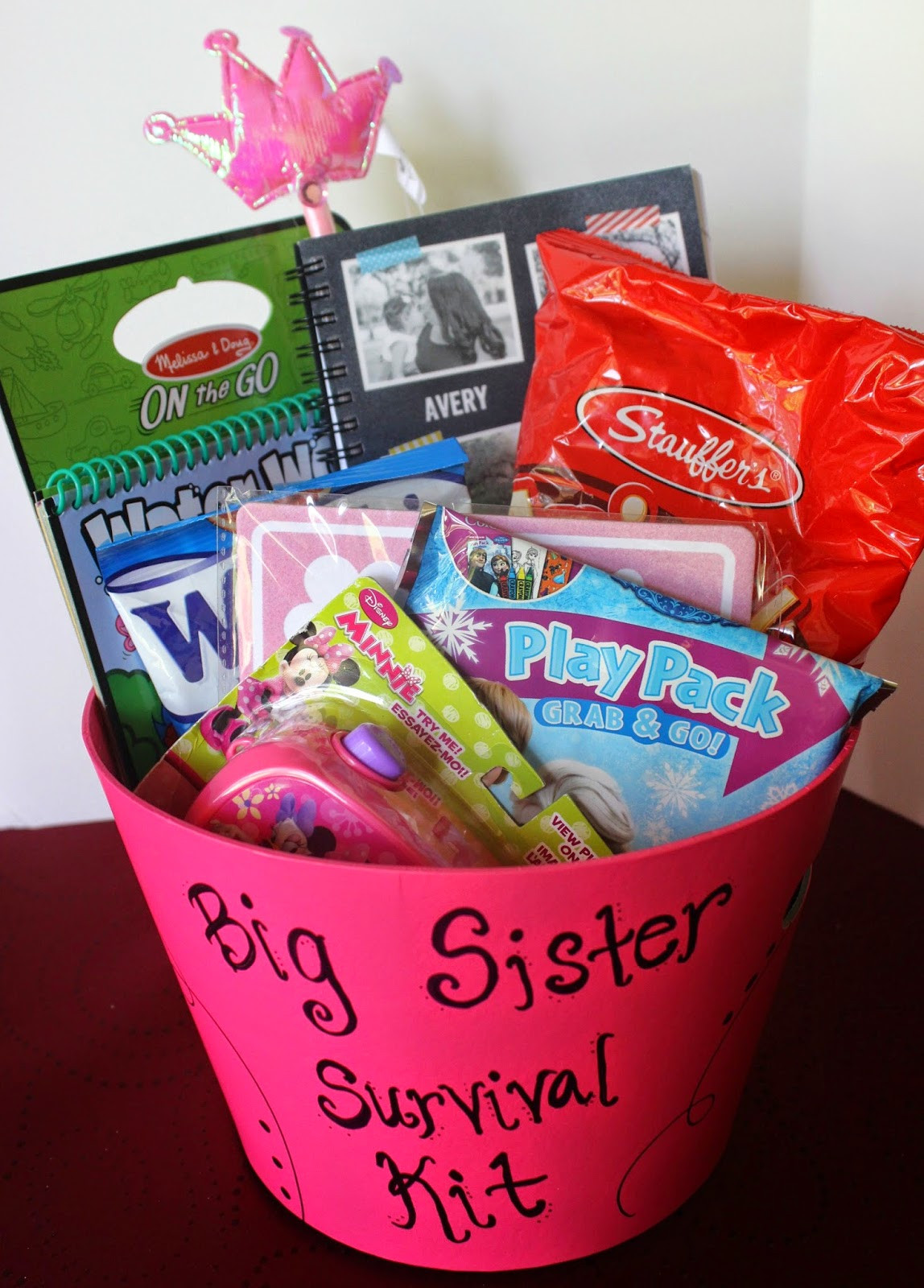 Big Sister Gift Ideas From New Baby
 simply made with love Big Sister Survival Kit