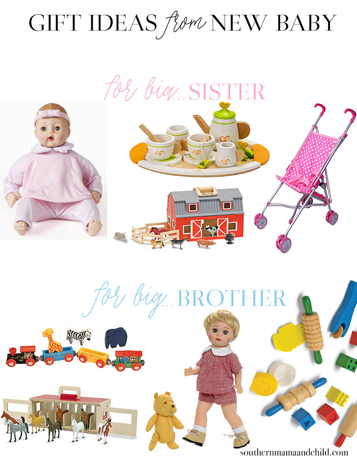 Big Sister Gift Ideas From New Baby
 Gift Ideas from New Baby to Big Brother or Sister