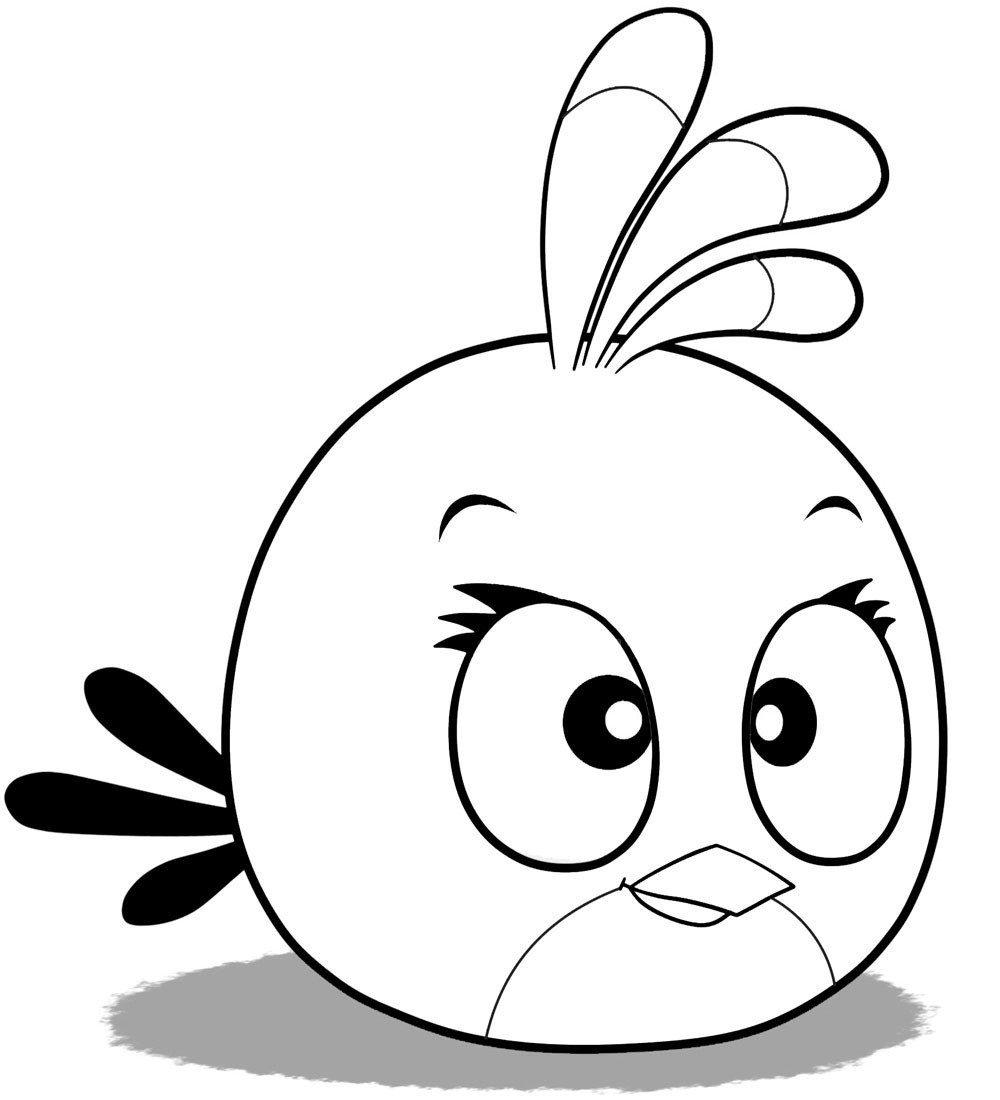 Bird Coloring Book
 Free Printable Angry Bird Coloring Pages For Kids