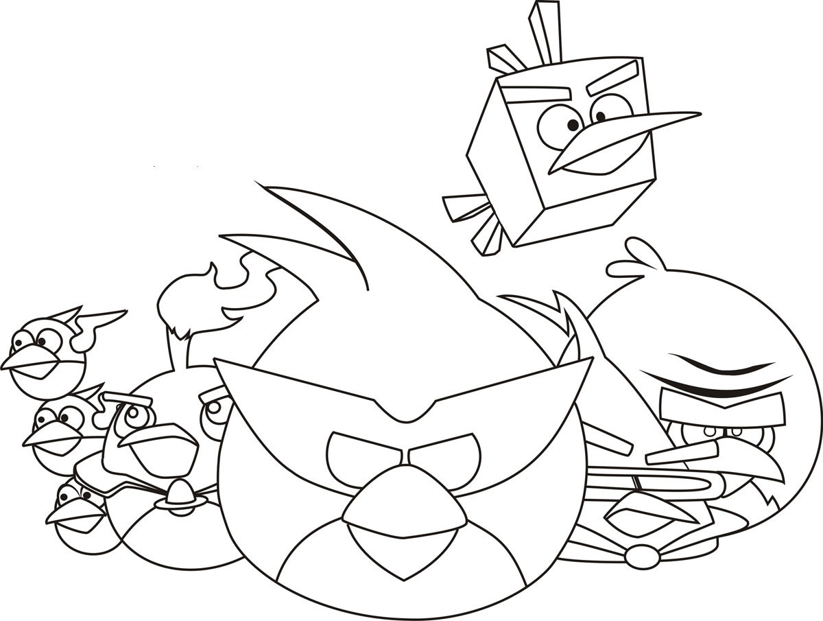 Bird Coloring Book
 Free Printable Angry Bird Coloring Pages For Kids