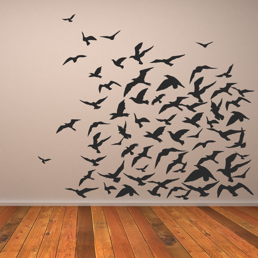 Best ideas about Bird Wall Art
. Save or Pin Flock Birds Animals Wall Art Decal Wall Stickers Now.