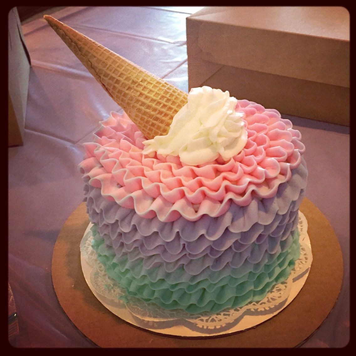 Birthday Cake Bakery
 Ice cream themed smash cake My creations