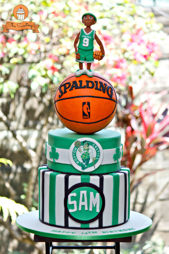 Birthday Cake Boston
 Boston Celtics Birthday Cake Cake by The Sweetery by