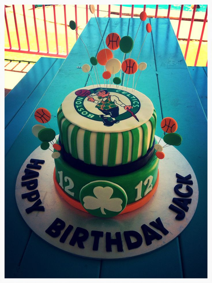 Birthday Cake Boston
 17 Best images about Boston Celtics Cakes on Pinterest