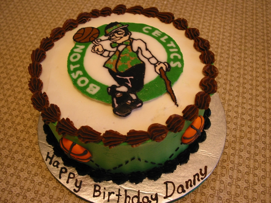 Birthday Cake Boston
 Boston Celtics Fan Birthday Cake CakeCentral