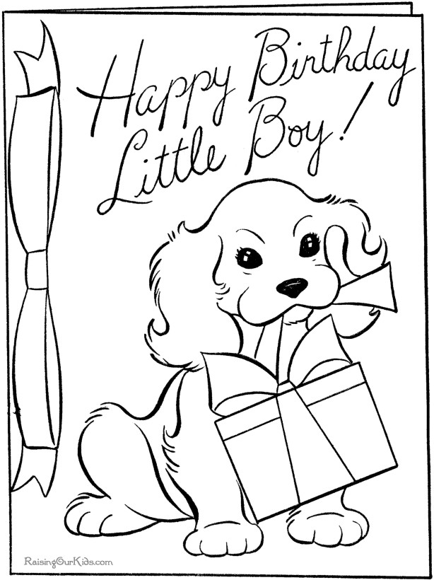 Birthday Coloring Pages For Adults
 Free Printable Happy Birthday Coloring Pages For Kids