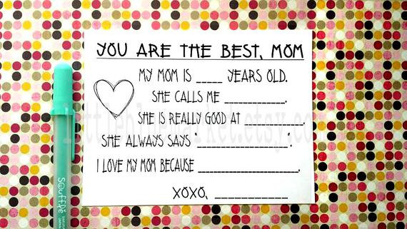 Best ideas about Birthday Crafts For Mom From Kids
. Save or Pin Printable Mom Mother Birthday Card Kids Craft Interview Now.