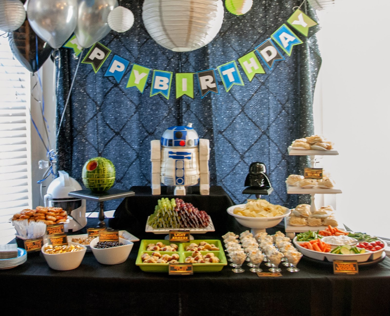 Birthday Decorations For Adults
 Author Robin King Blog Star Wars Party with R2D2 Cake