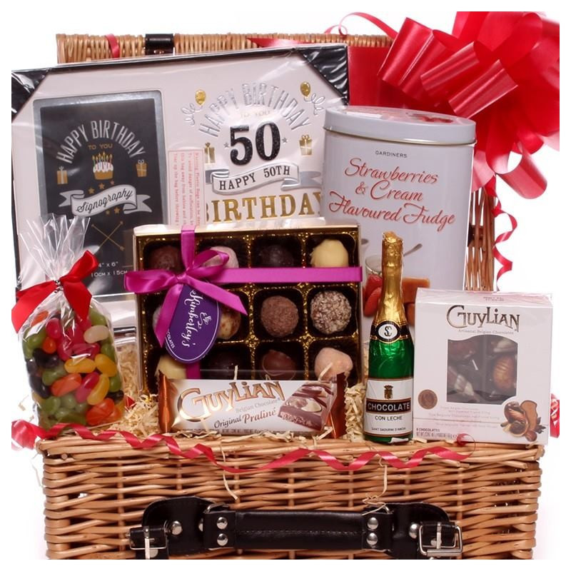 Birthday Gift Basket Ideas For Her
 Gift Basket Ideas For 50th Birthday Gift Ftempo