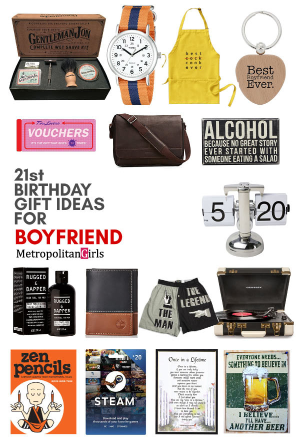 Birthday Gift Ideas For Your Boyfriend
 21st Birthday Gift Ideas for Boyfriend ⋆ Metropolitan Girls