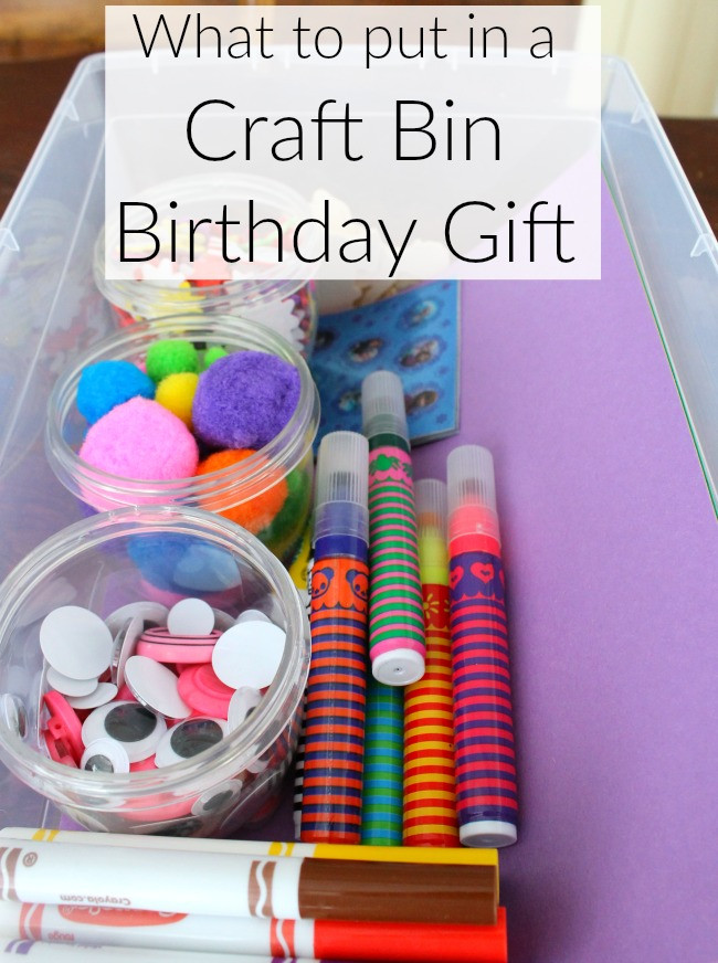 Best ideas about Birthday Gifts For Me
. Save or Pin Making a Craft Bin Birthday Gift How Wee Learn Now.
