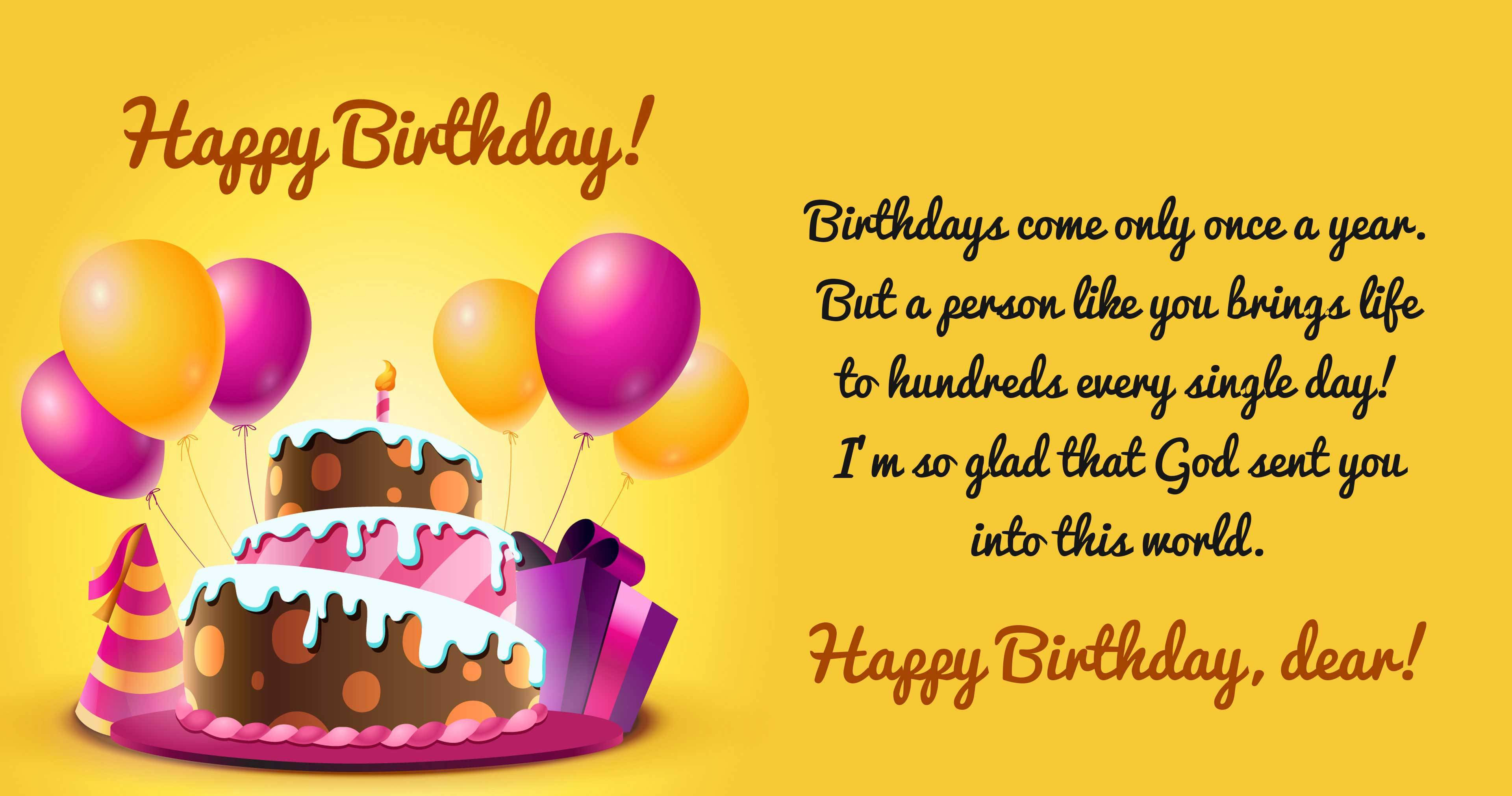 Best ideas about Birthday Images With Quotes
. Save or Pin Happy Birthday Quotes Sayings Wishes and Lines Now.