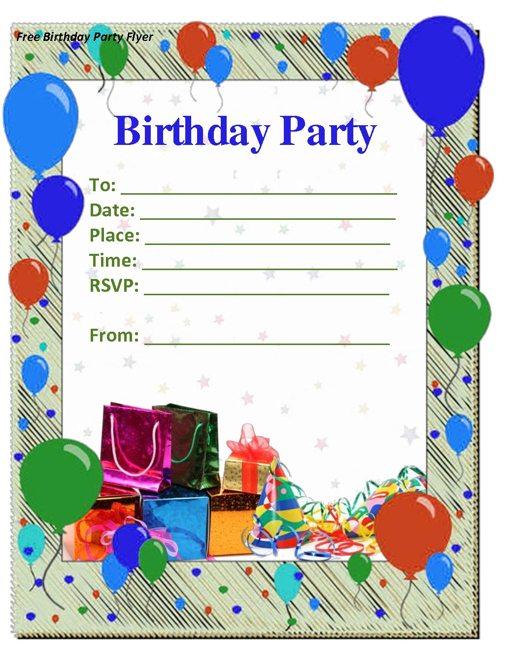 Best ideas about Birthday Invitation Card Template
. Save or Pin 50 Free Birthday Invitation Templates – You Will Love Now.